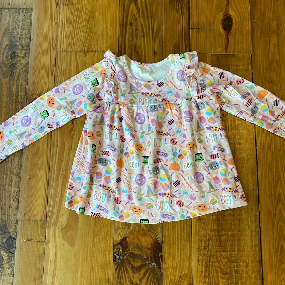 Spooky Fun Long Sleeve Kids Tee
